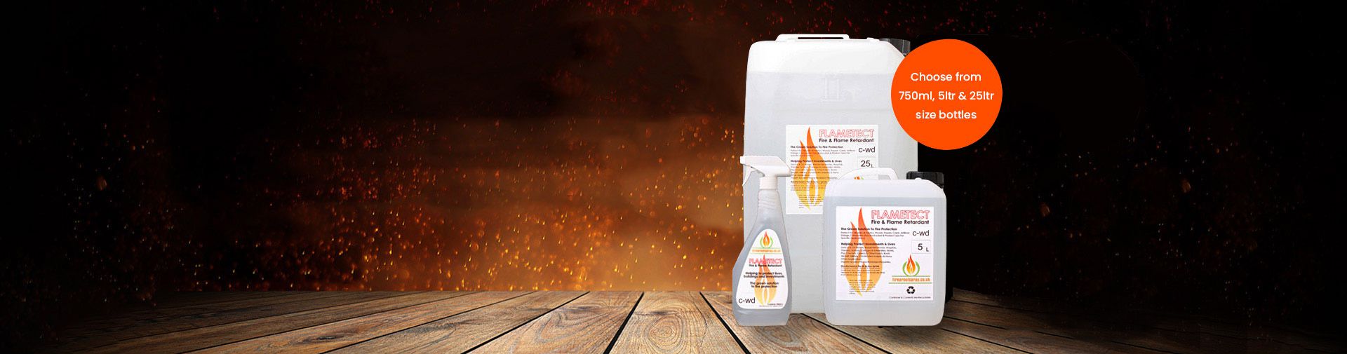 Flametect CWD+ | Clear flame retardant for wood