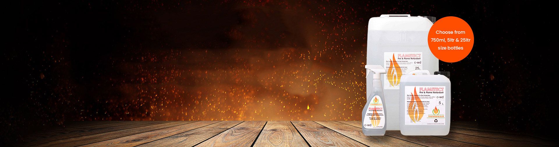 Flametect CWD+ | Clear flame retardant for wood