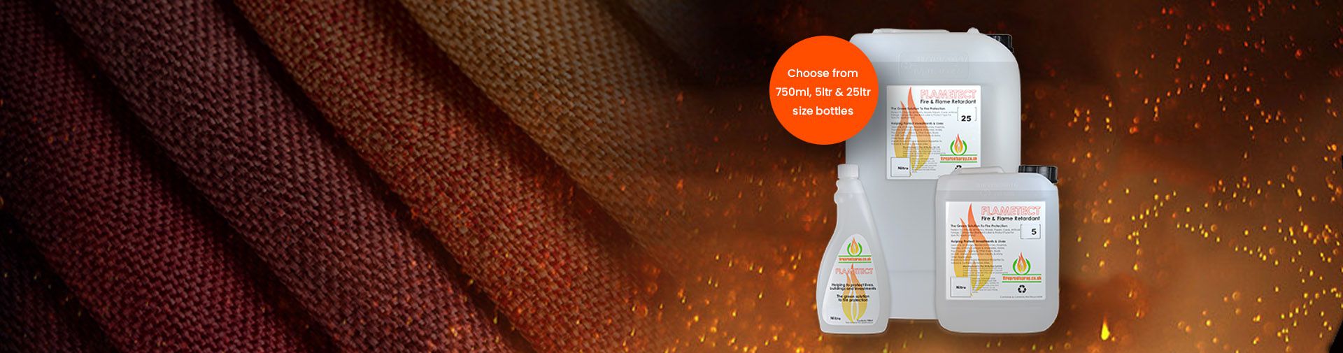 Flametect Nitro for synthetic & natural textiles